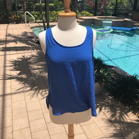 Pink rose blue float tank Large - Picture 1 of 5